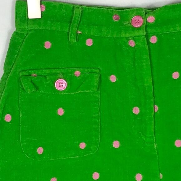 Nick Nack Patty Wack green skirt/pink polka dots - Picture 2 of 6